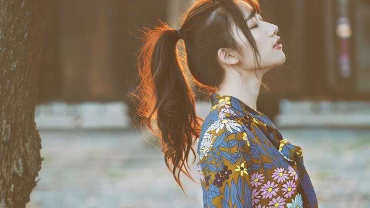 Профиль японской девушки