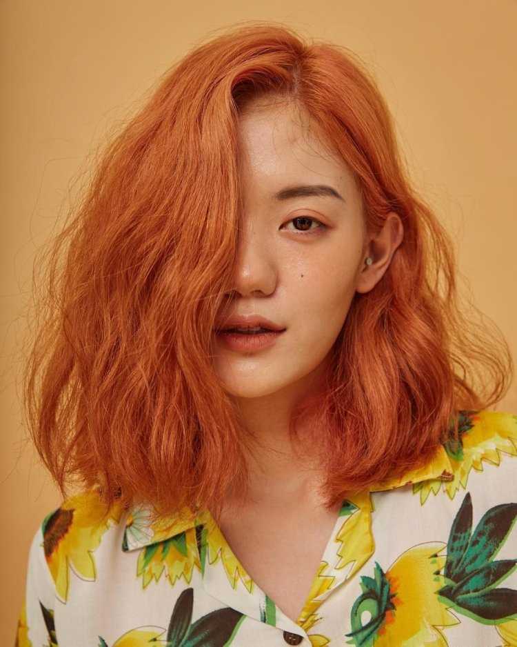 Кореянки с рыжими волосами