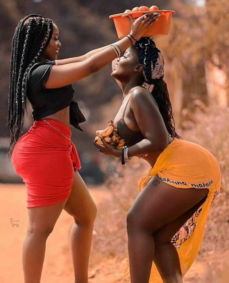 Красивые африканские жопки