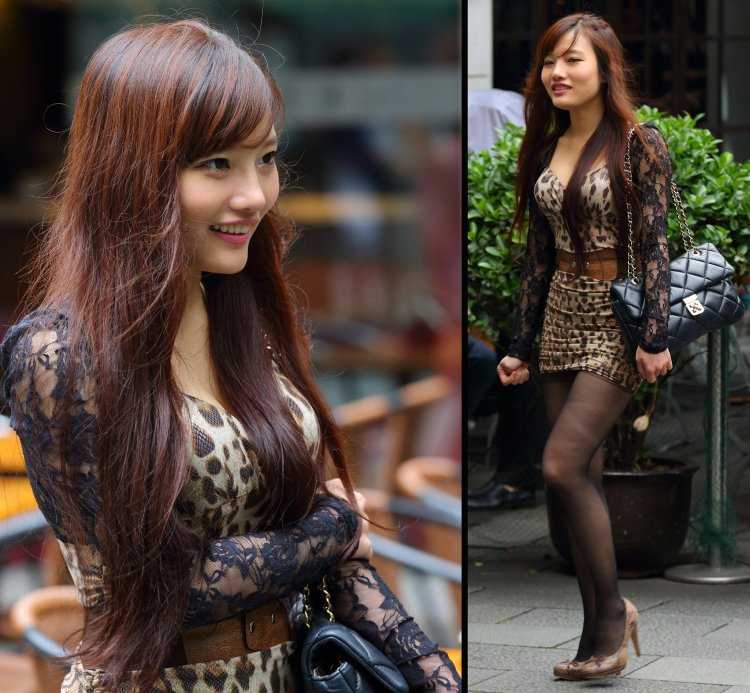 Китаянки обычные в жизни