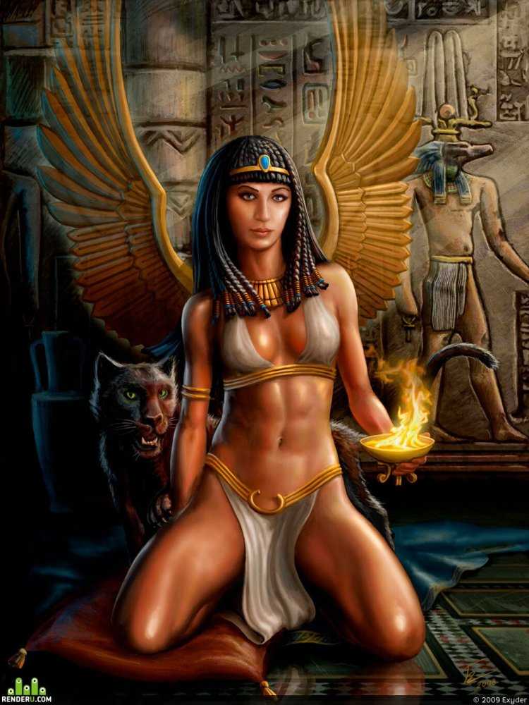 Маат богиня древнего Египта арт