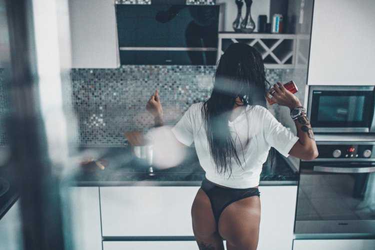 Селфи девушек на кухне