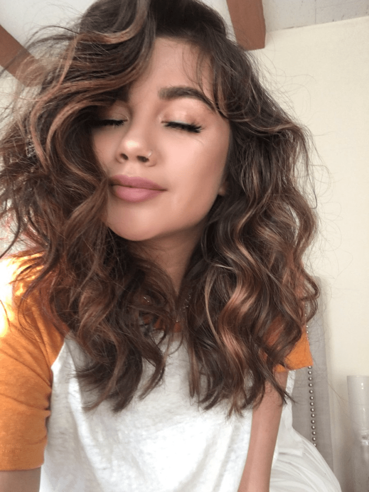 Естественные Локоны на средние