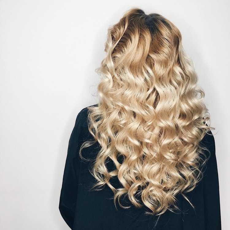 Горячая укладка Локоны