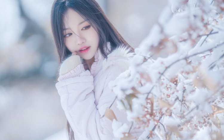 Кореянки зимой