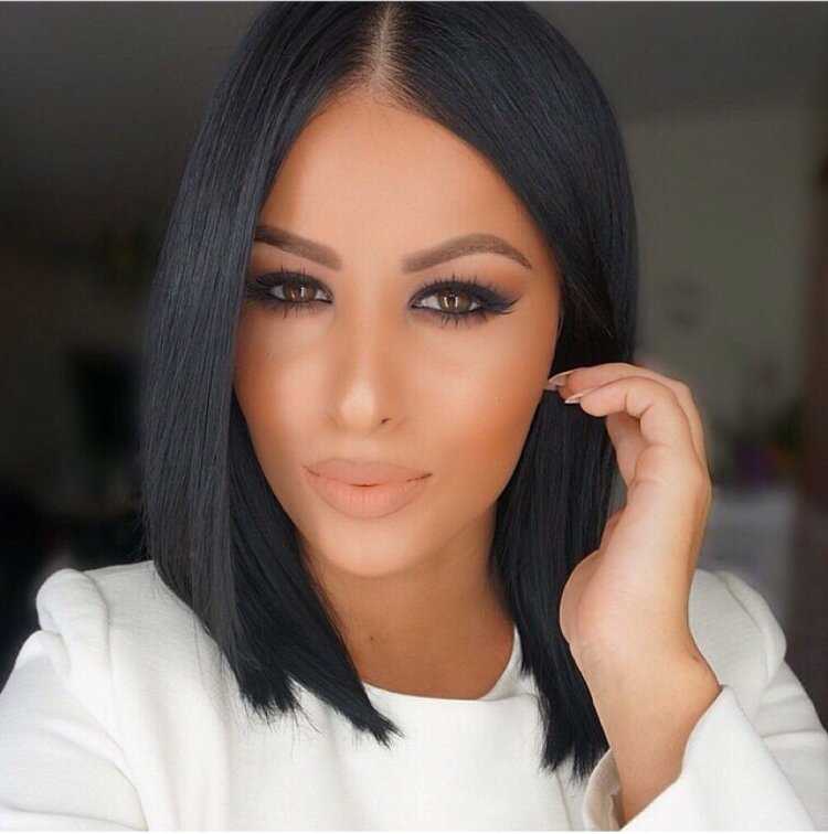 Макияж для брюнеток с каре