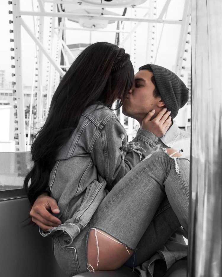 Блондин и брюнетка