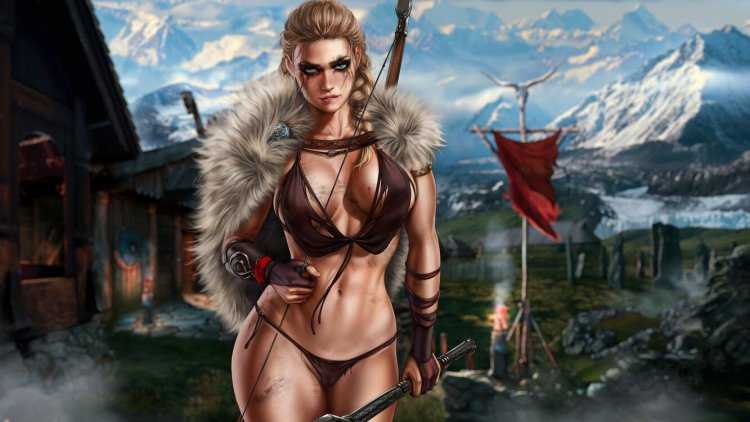 Эйвор ассасин Вальгалла девушка