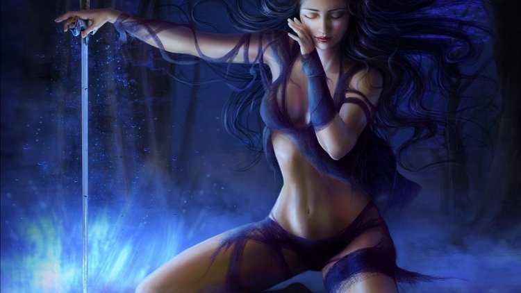 Красивые девушки фэнтези фантастика