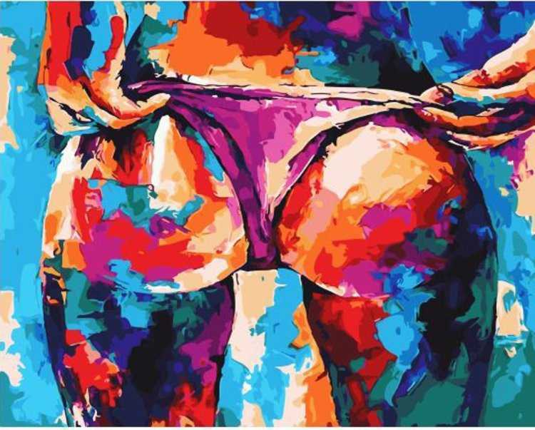 Женские ягодицы в живописи