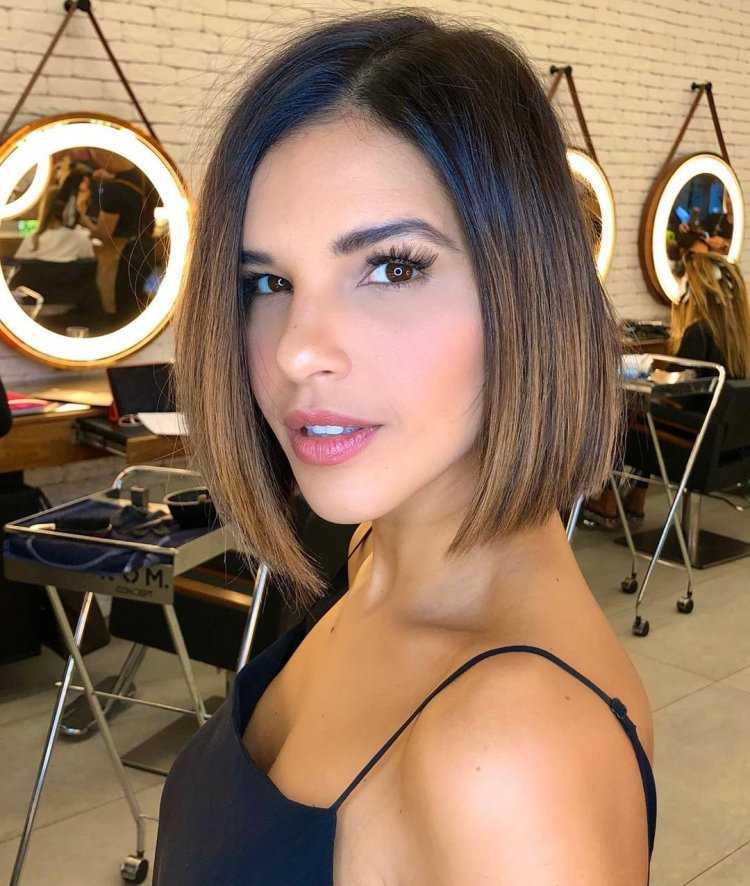 Стрижки женские каре прямое