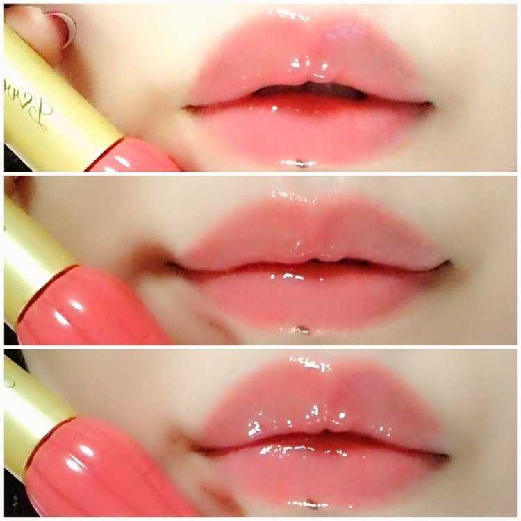 Корейский макияж губ градиент
