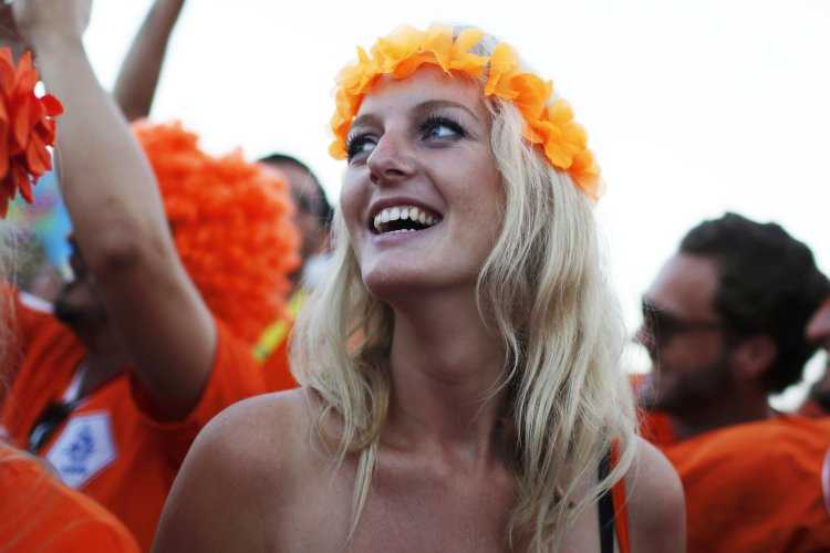 Болельщицы сборной Голландии