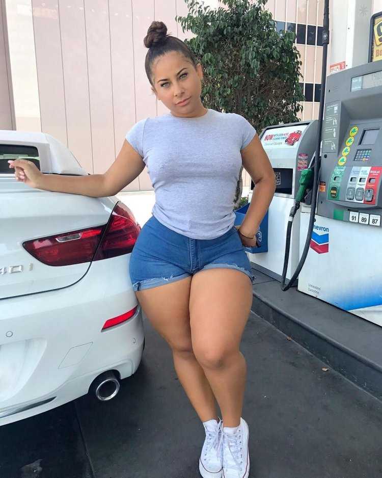 Ciera Rogers in shorts