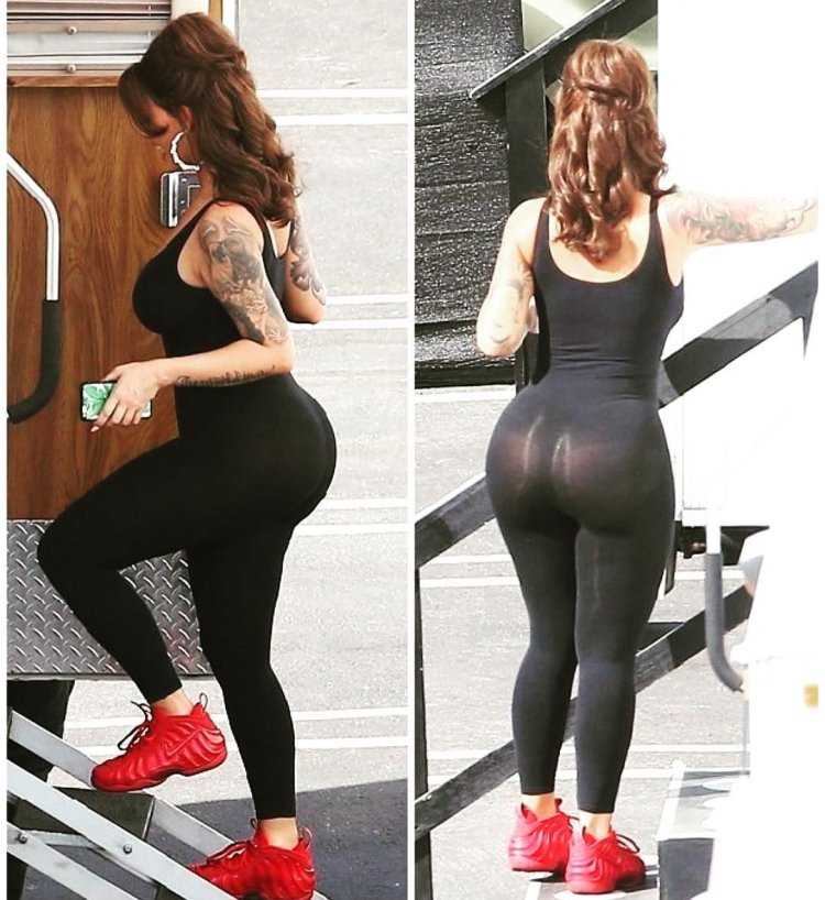 Amber Rose в спортивных штанах