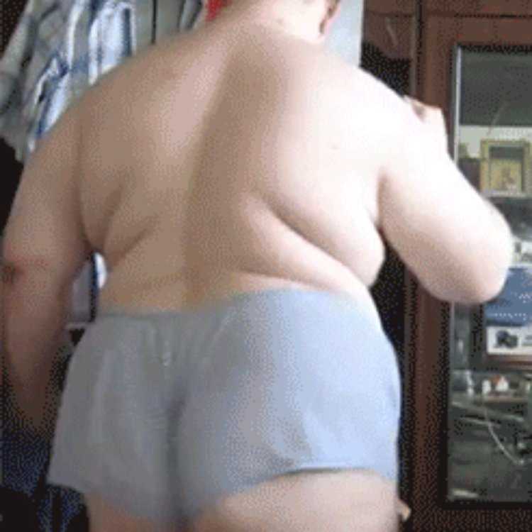 Домашние попки в трусиках