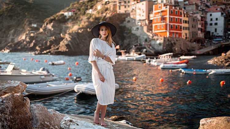 Итальянские девушки на пляже