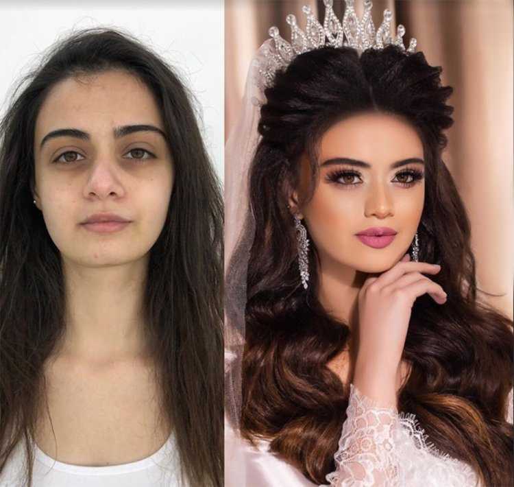 Макияж невесты турчанка