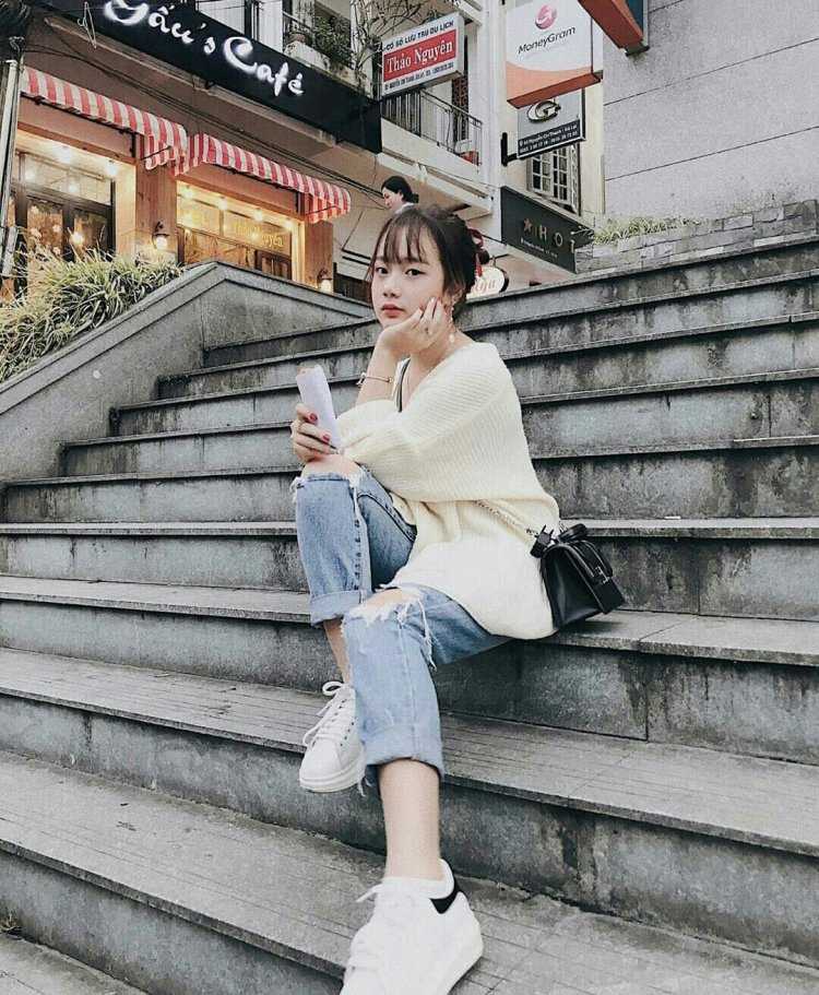 Позирование для фотосессии Корея