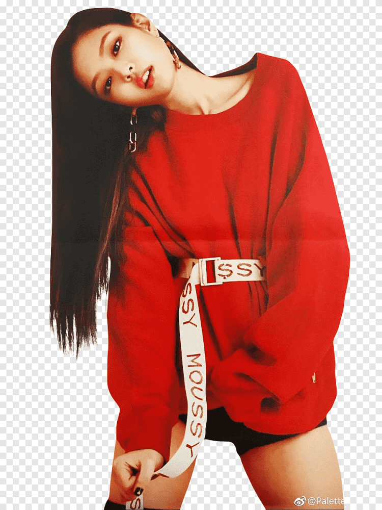 Дженни блэкпинк в Красном