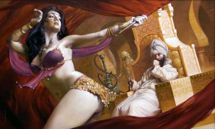 Невольница наложница танцовщица Султан