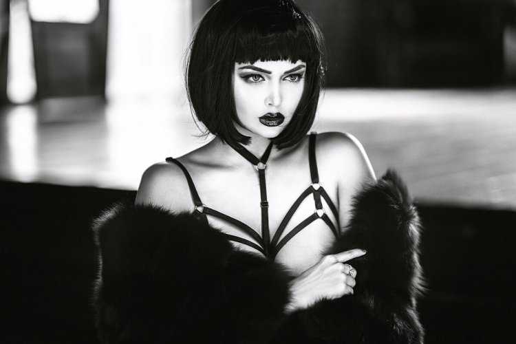 Девушка с каре фотосессия