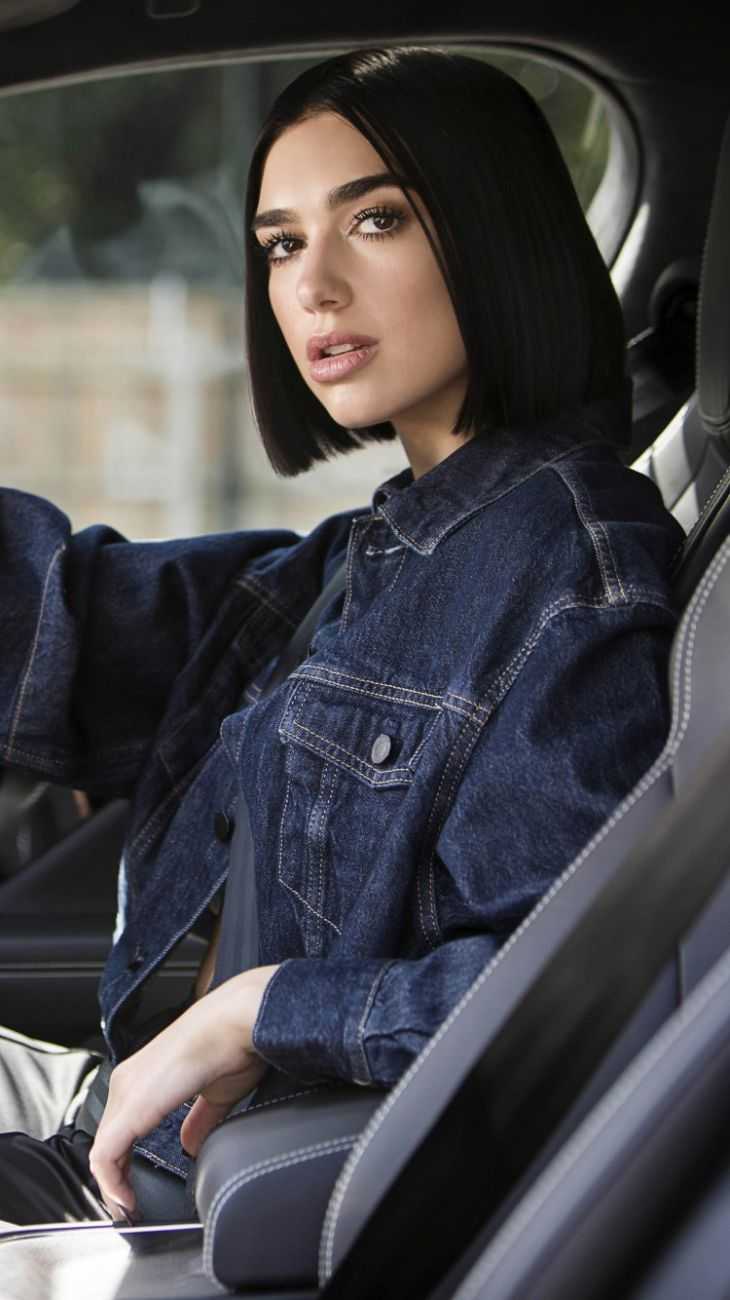 Дуа липа брюнетка