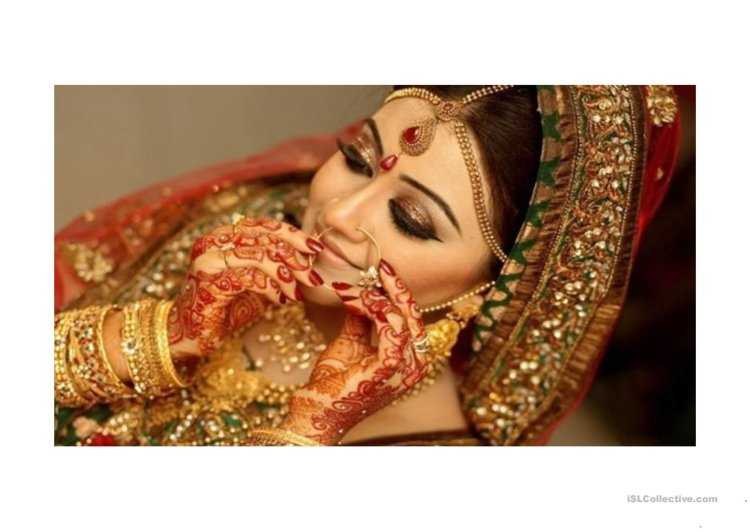 Индийская невеста мехенди