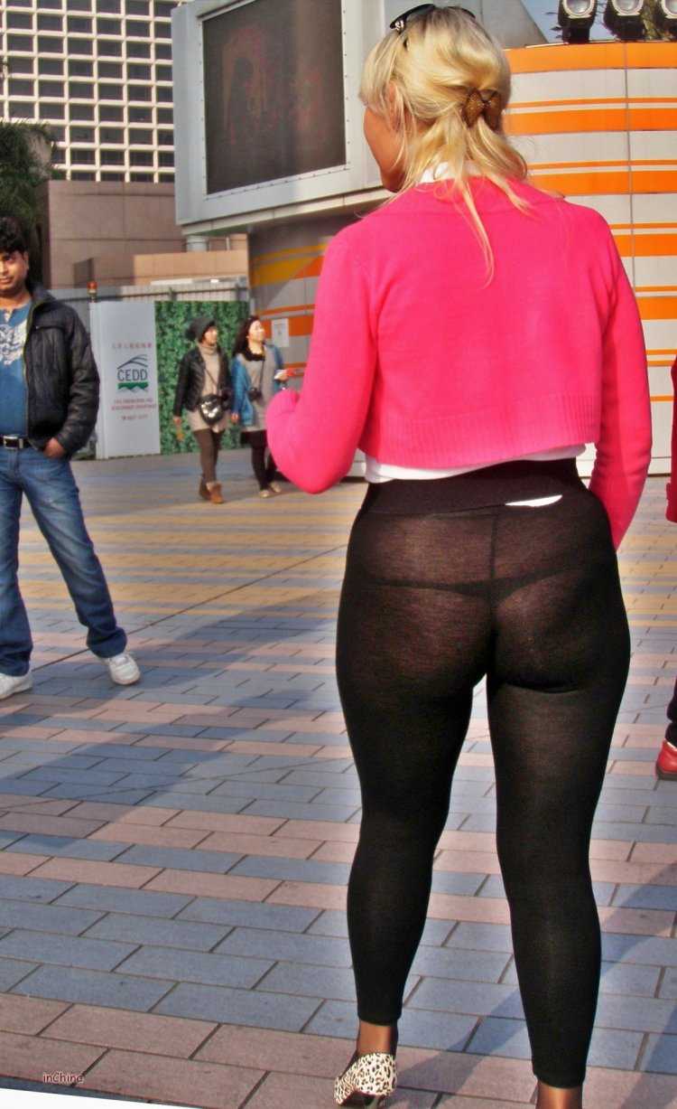 Transparent see through Leggings Creep