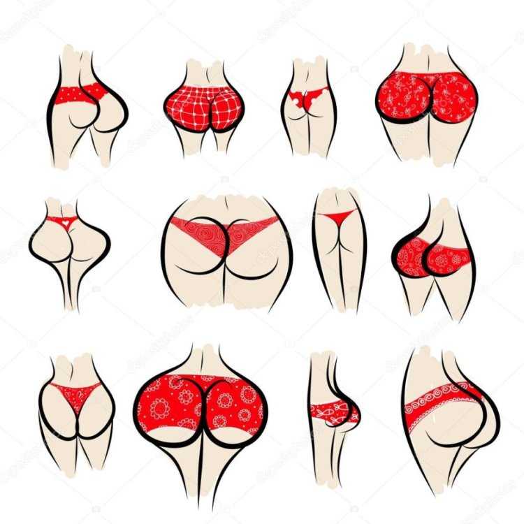 Классификация женских ягодиц