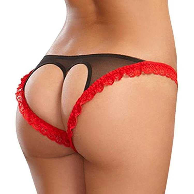 Нижнее белье с открытой попой