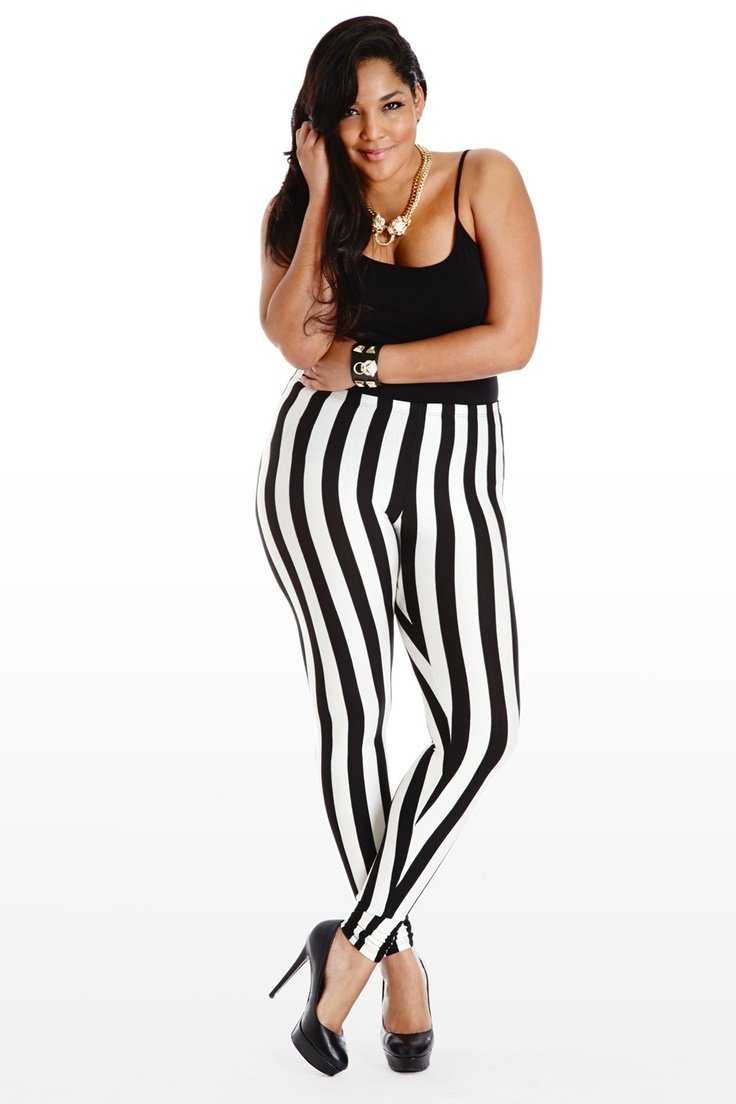 Легинсы в полоску
