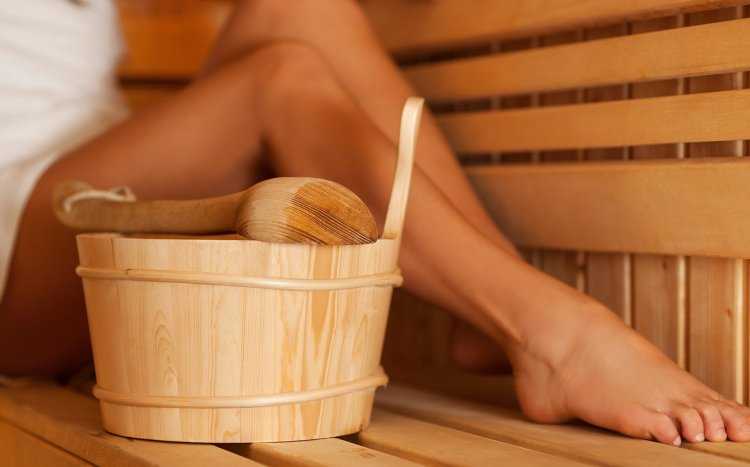 Ноги женские в парилке