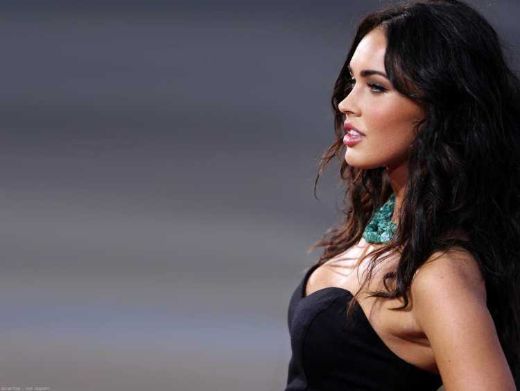 Меган Фокс в профиль