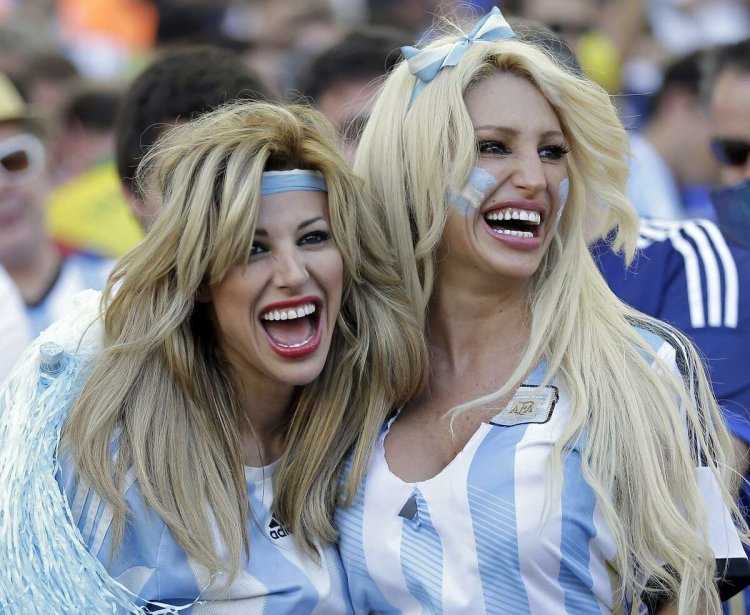 Аргентинские болельщицы