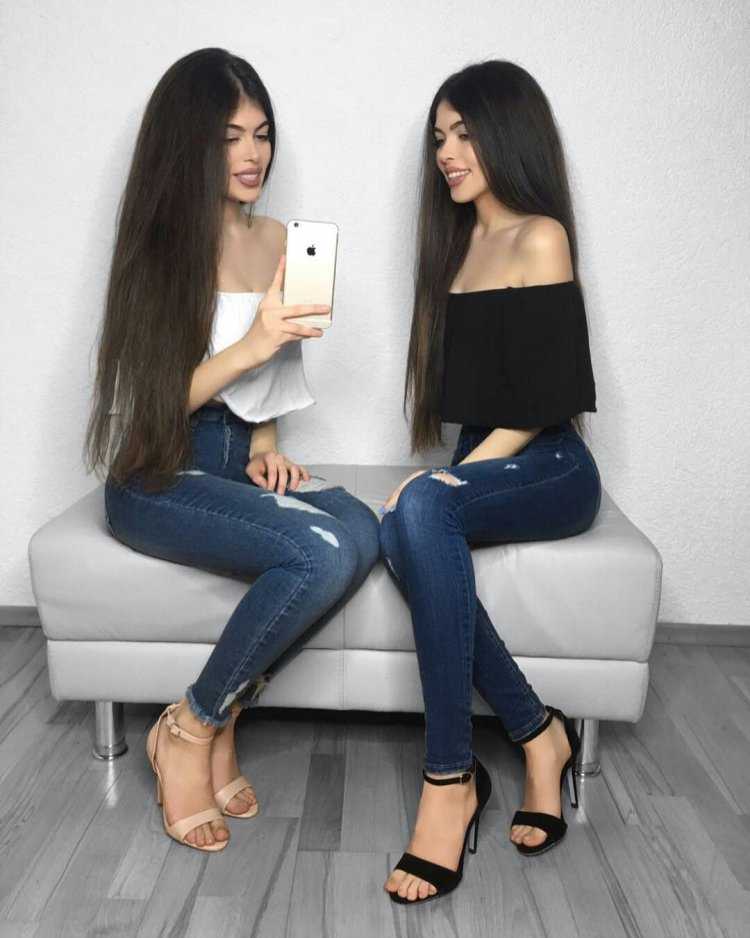 Gulcan Sahinur Twins до пластики