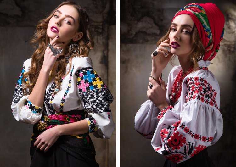 Украинка в вышиванке