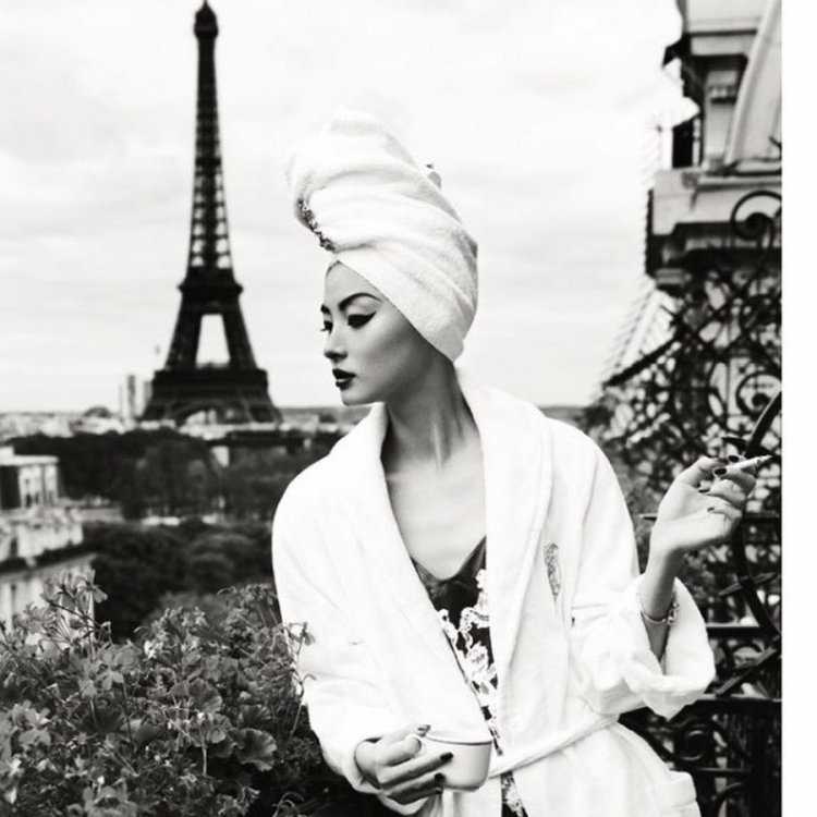 Фотосессия в стиле ретро француженка