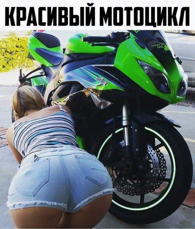 Большая жопа на мотоцикле2