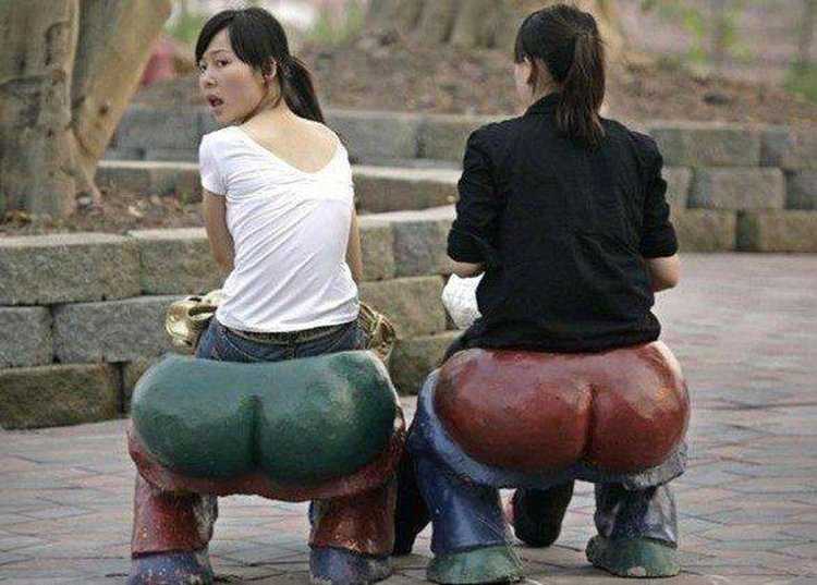 Смешные ягодицы