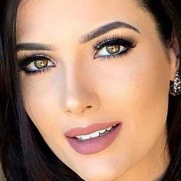Макияж для зеленоглазых брюнеток