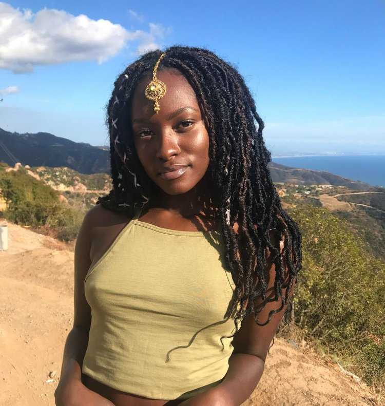 Красотка эбони Браун гетто