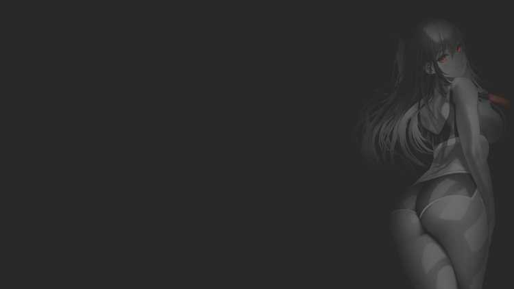 Аниме девушки на темном фоне