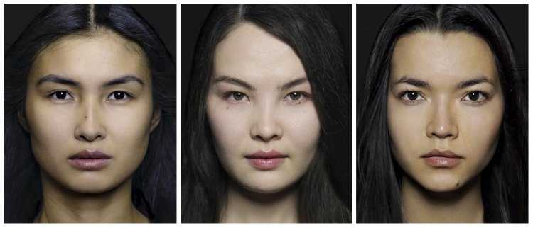 Черты лица казашки9