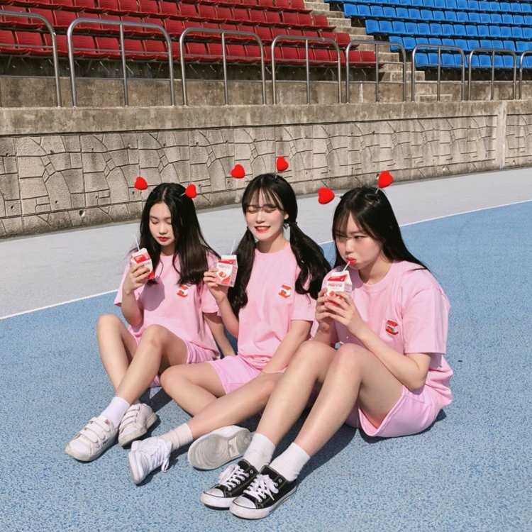 Кореянки подружки 3