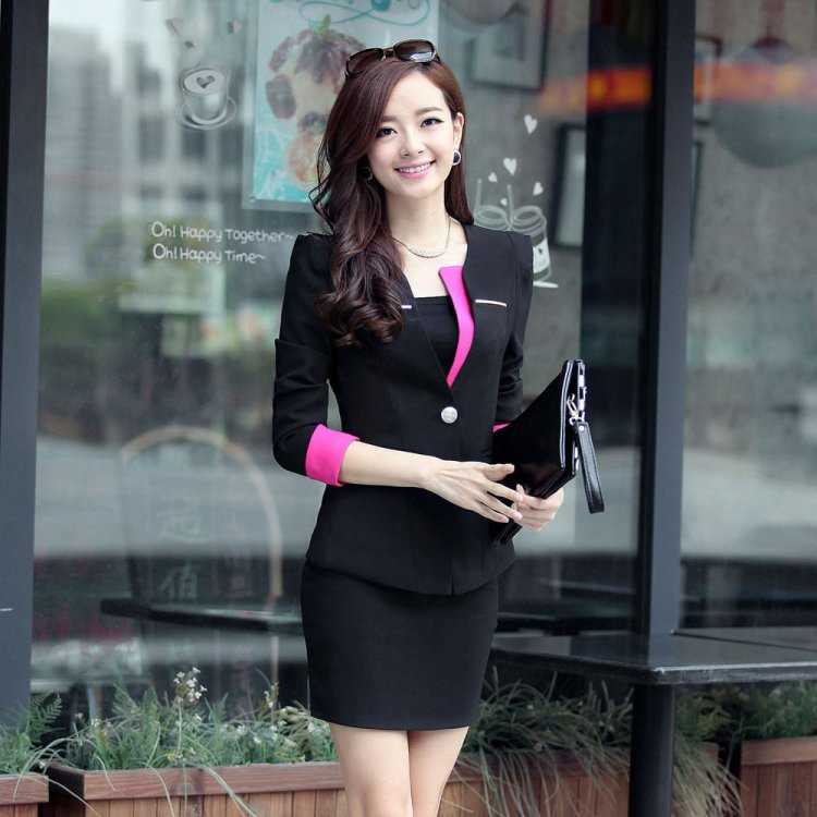 Корейская офисная одежда для девушек