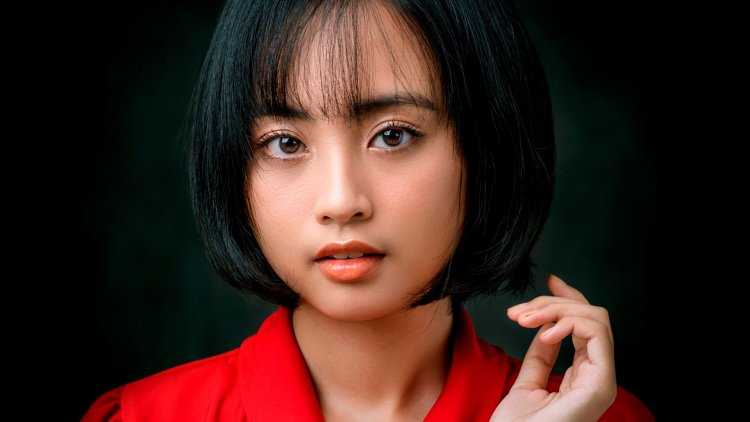 Азиатская внешность девушки