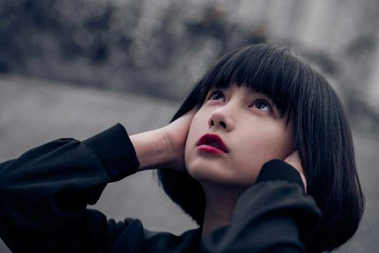 Черноволосые японки