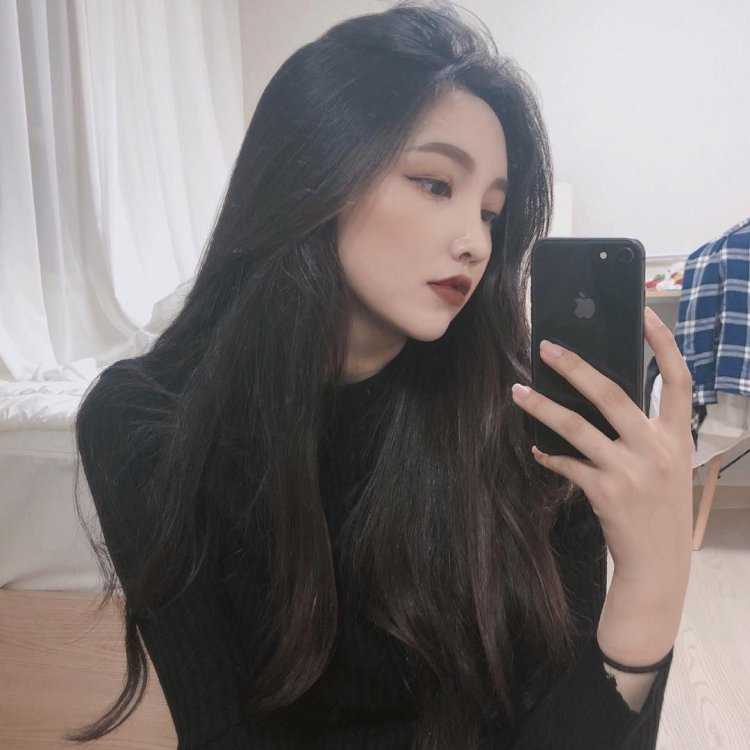 Красивые кореянки с черными волосами