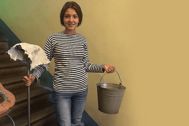 Уборщица частное